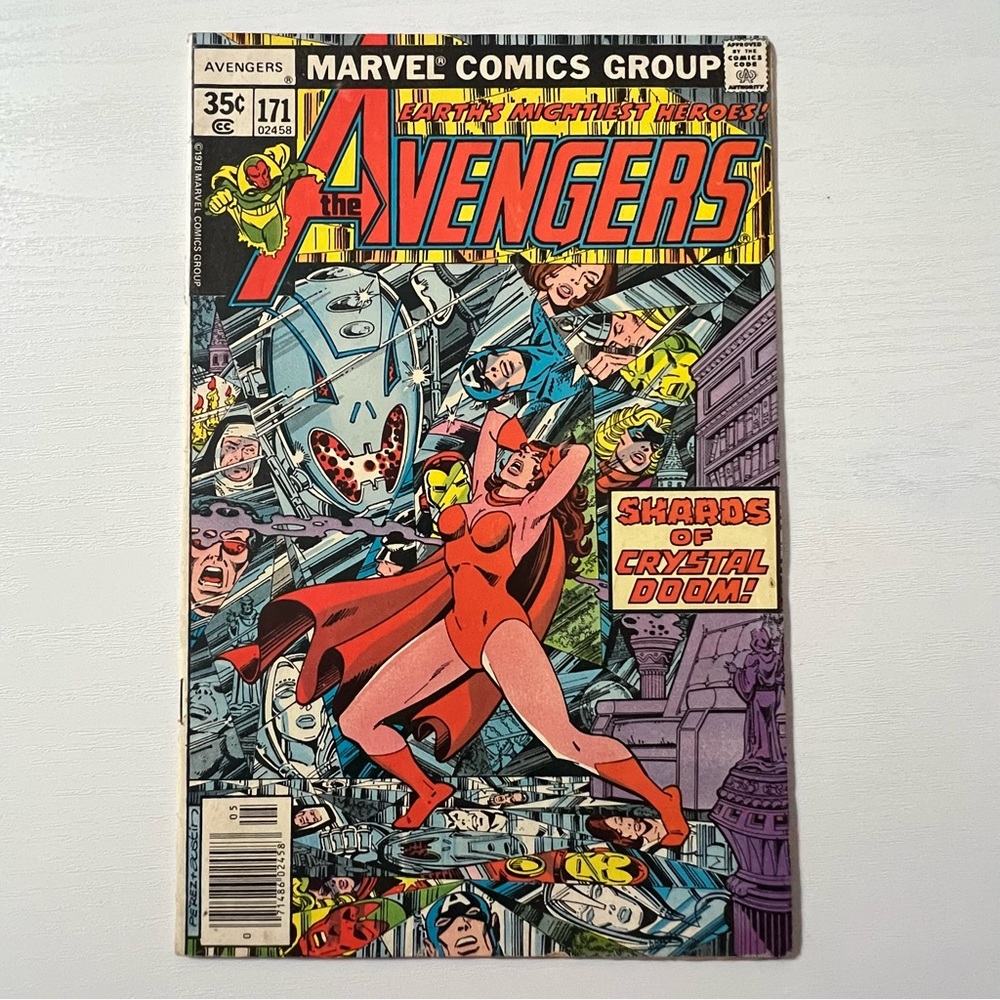 Marvel Comics The Avengers #171 May 1978 Scarlet Witch Ultron NS Bronze Age FN